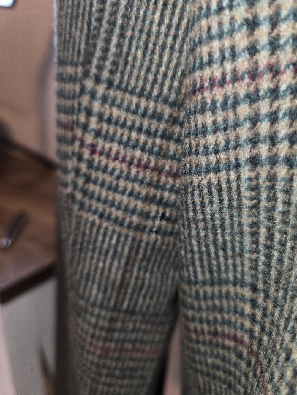 L.L. Bean Vintage Women's Brown and Gray Glen Plaid Sport Coat Blazer Size 12R